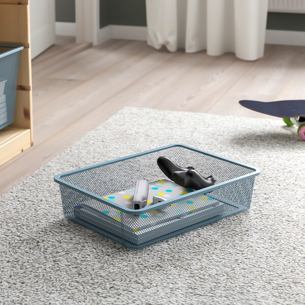 TROFAST トロファスト 収納コンビネーション, ライトホワイトステインパイン グレーブルー/ライトグリーングレー, 93x44x53 cm - IKEA