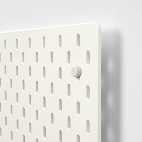 SKÅDIS スコーディス 有孔ボード, ホワイト, 76x56 cm - IKEA