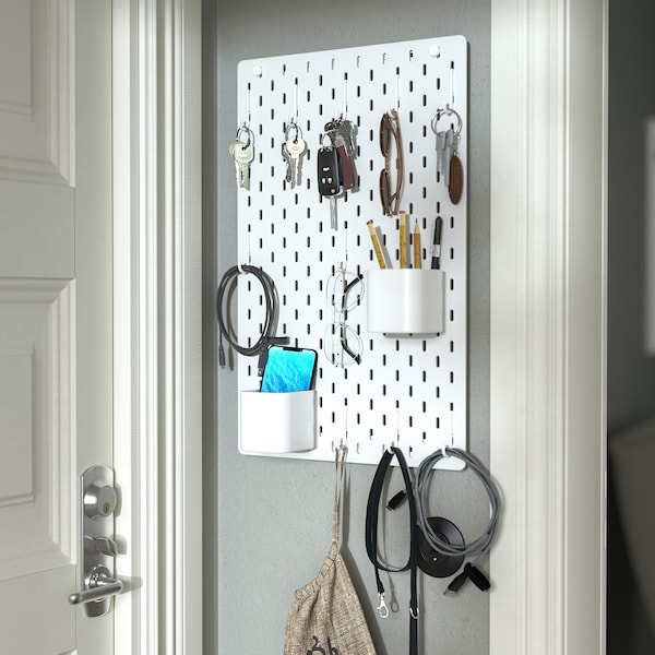 SKÅDIS スコーディス 小物入れ, ホワイト - IKEA