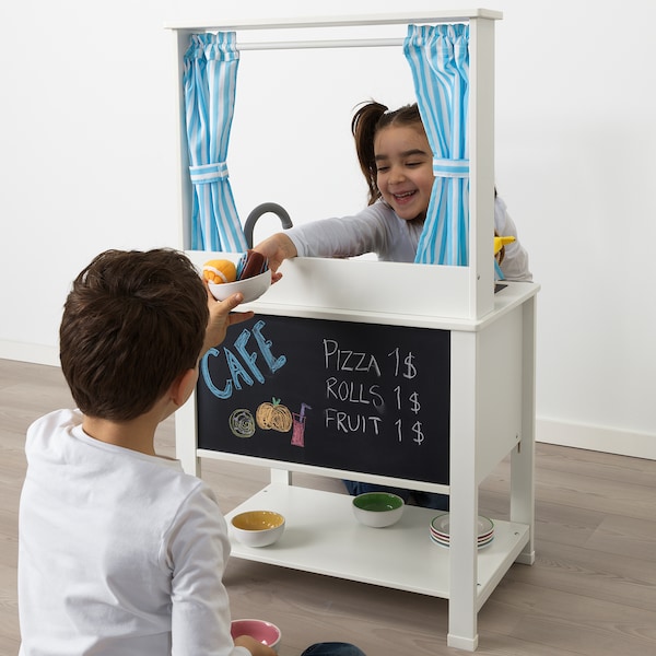 SPISIG スピスィグ おままごとキッチン カーテン付き, 55x37x98 cm - IKEA