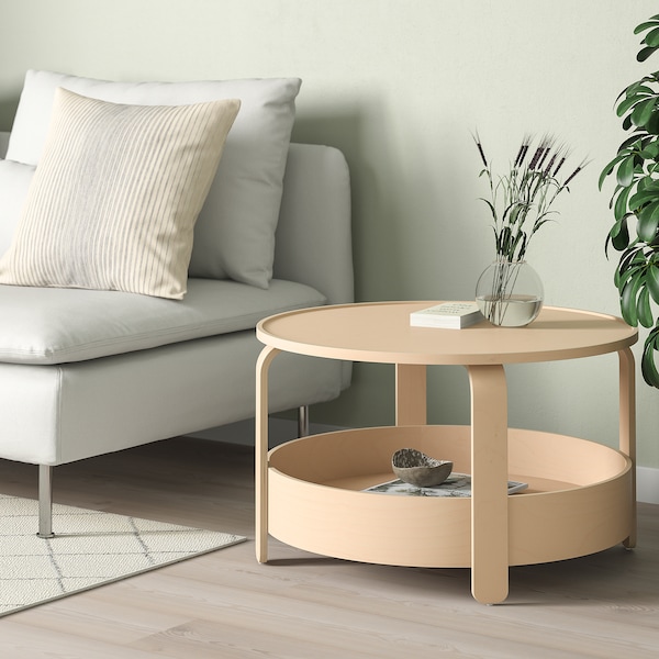 BORGEBY ボルゲビー コーヒーテーブル, バーチ材突き板, 70 cm - IKEA