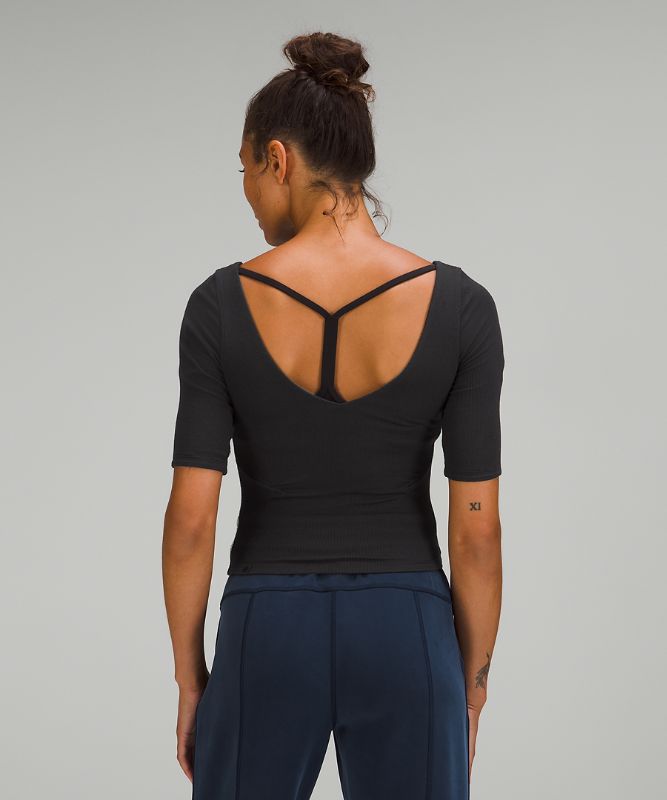 Ribbed Micro-Modal Half Sleeve T-Shirt | Lululemon JP
