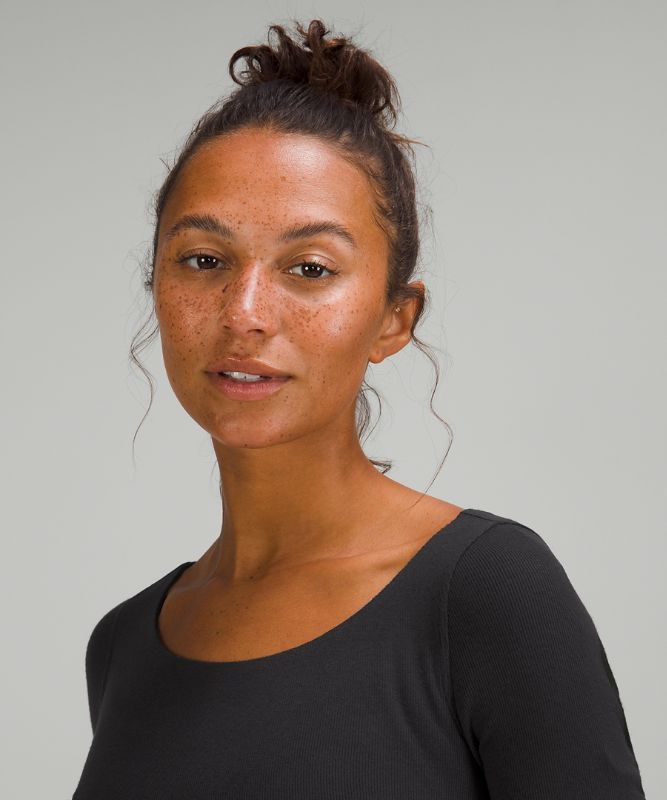 Ribbed Micro-Modal Half Sleeve T-Shirt | Lululemon JP
