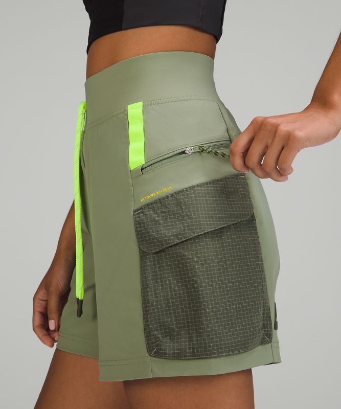 Multi-Pocket Cargo High-Rise Hiking Short 5